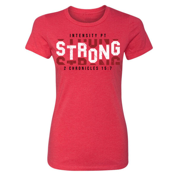STRONG COUNTDOWN - WOMEN'S FITTED T-SHIRT - $T4M2GU$ Thumbnail