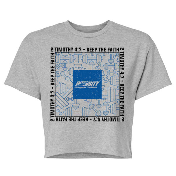 KEEP THE FAITH - WOMEN'S CROP T-SHIRT - $XUHGKN$ Thumbnail