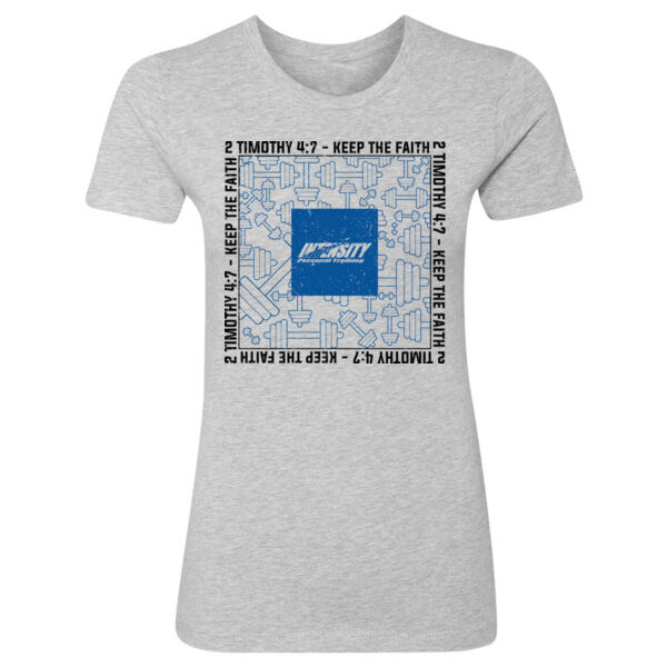 KEEP THE FAITH - WOMEN'S FITTED T-SHIRT - $XUHGKN$ Thumbnail