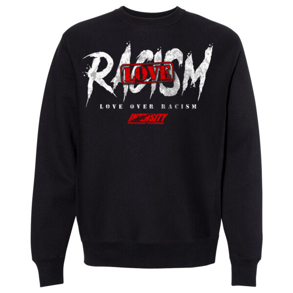 LOVE OVER RACISM - CREWNECK SWEATSHIRT - $F2EMYT$ Thumbnail