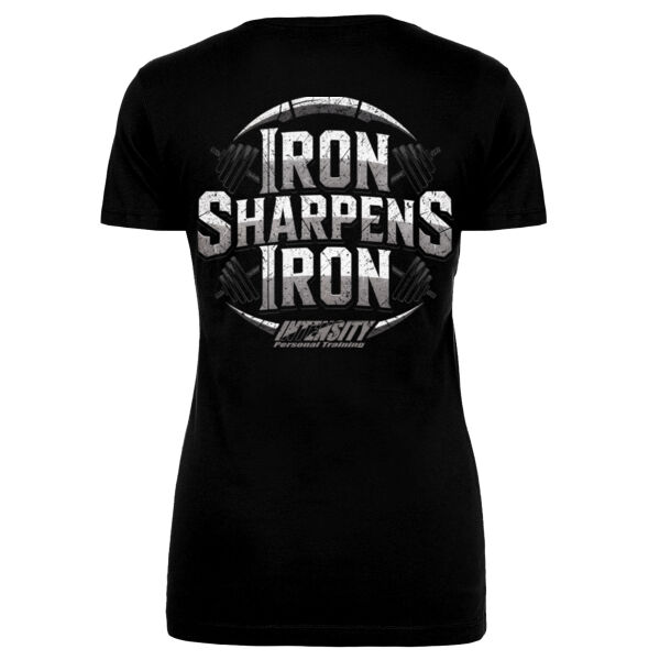 IRON SHARPENS IRON - WOMEN'S FITTED T-SHIRT - $2B7CPD$ Thumbnail