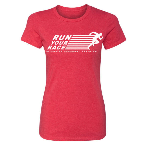 RUN YOUR RACE - WOMEN'S FITTED T-SHIRT - $YRSAGD$ Thumbnail