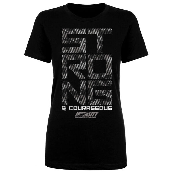STRONG & COURAGEOUS - WOMEN'S FITTED T-SHIRT - $2UMZQY$ Thumbnail