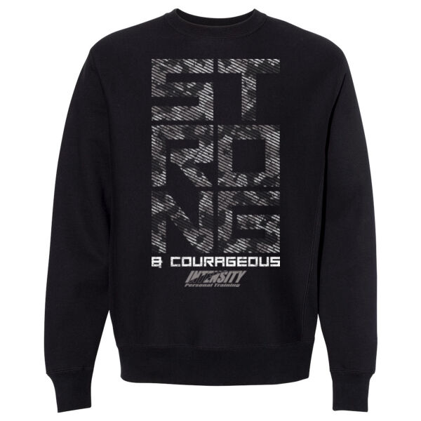 STRONG & COURAGEOUS - CREWNECK SWEEATSHIRT - $B8F5RW$ Thumbnail